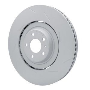 Porsche Macan Brake Rotor (1) - Right Front - R1 Concepts - Slotted Carbon Alloy GeoMET - `17-`18